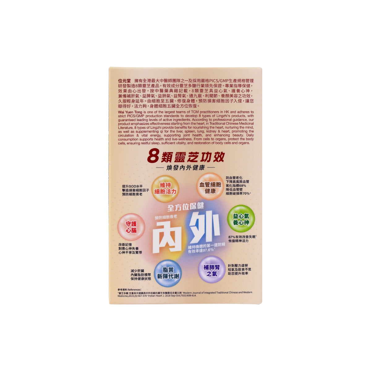 Wai Yuen Tong位元堂百草靈芝皇 60粒