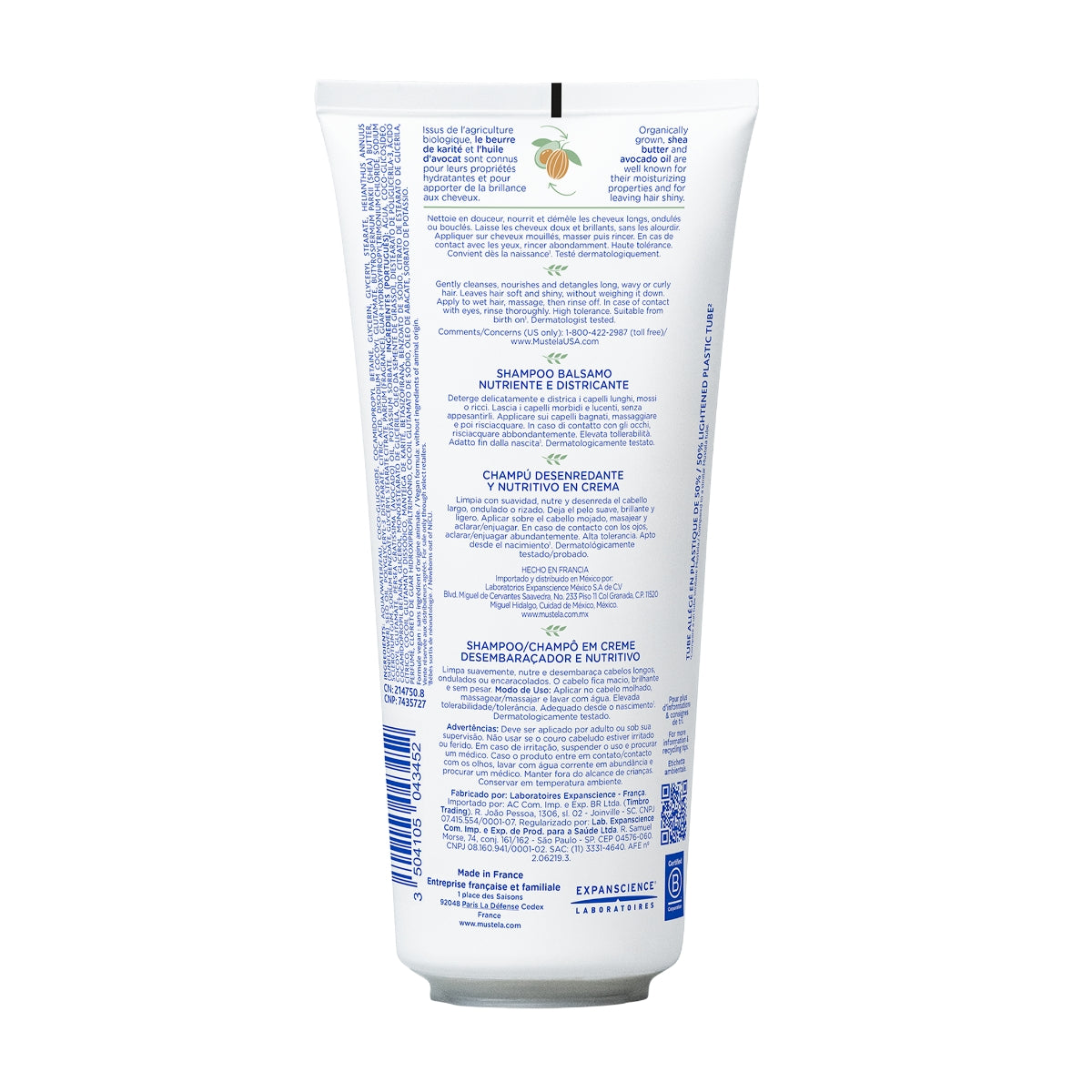 Mustela Detangling & Nourishing Cream Shampoo 200ml