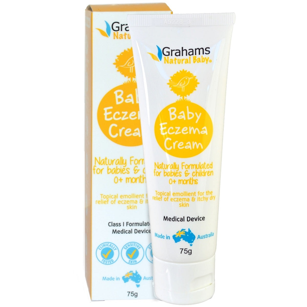 Grahams Natural Baby Eczema Cream 75g