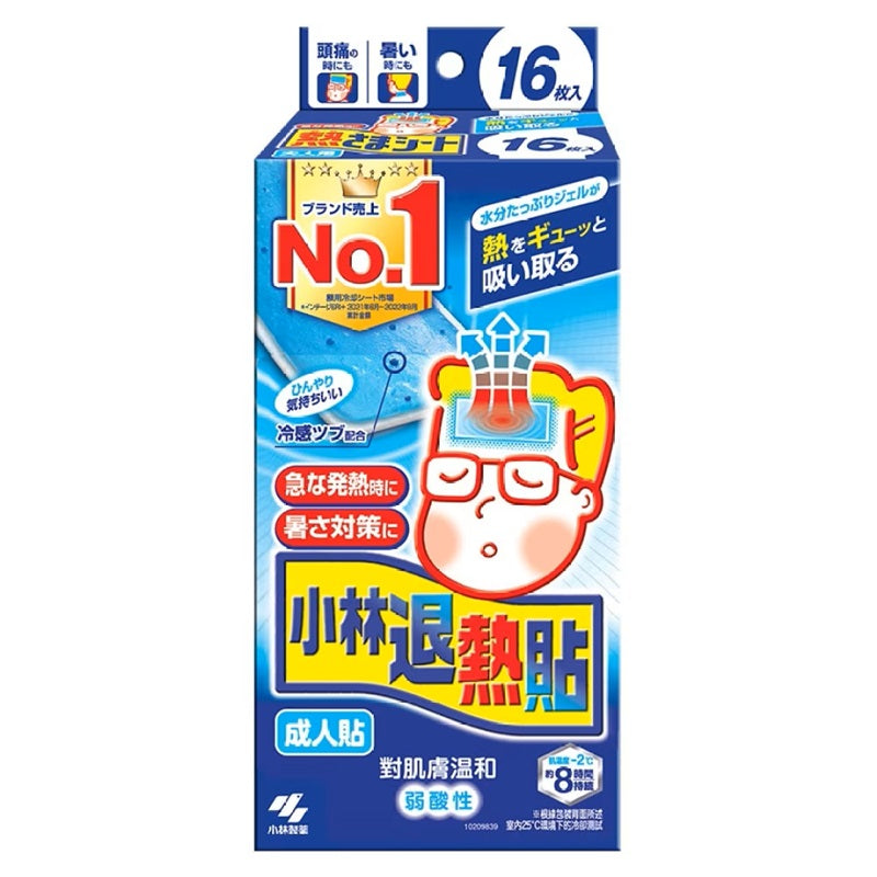 KOBAYASHI COOLING GEL SHEET ADULT 16P