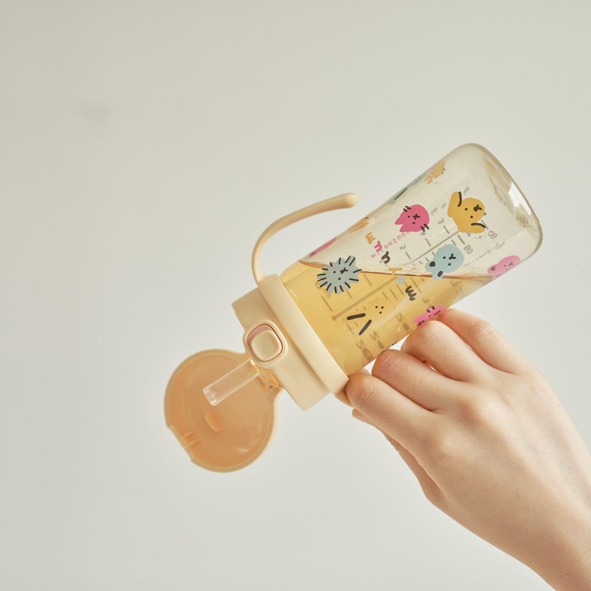 Moyuum PPSU All-in-One One Touch Straw Cup (Yellow) 270ml