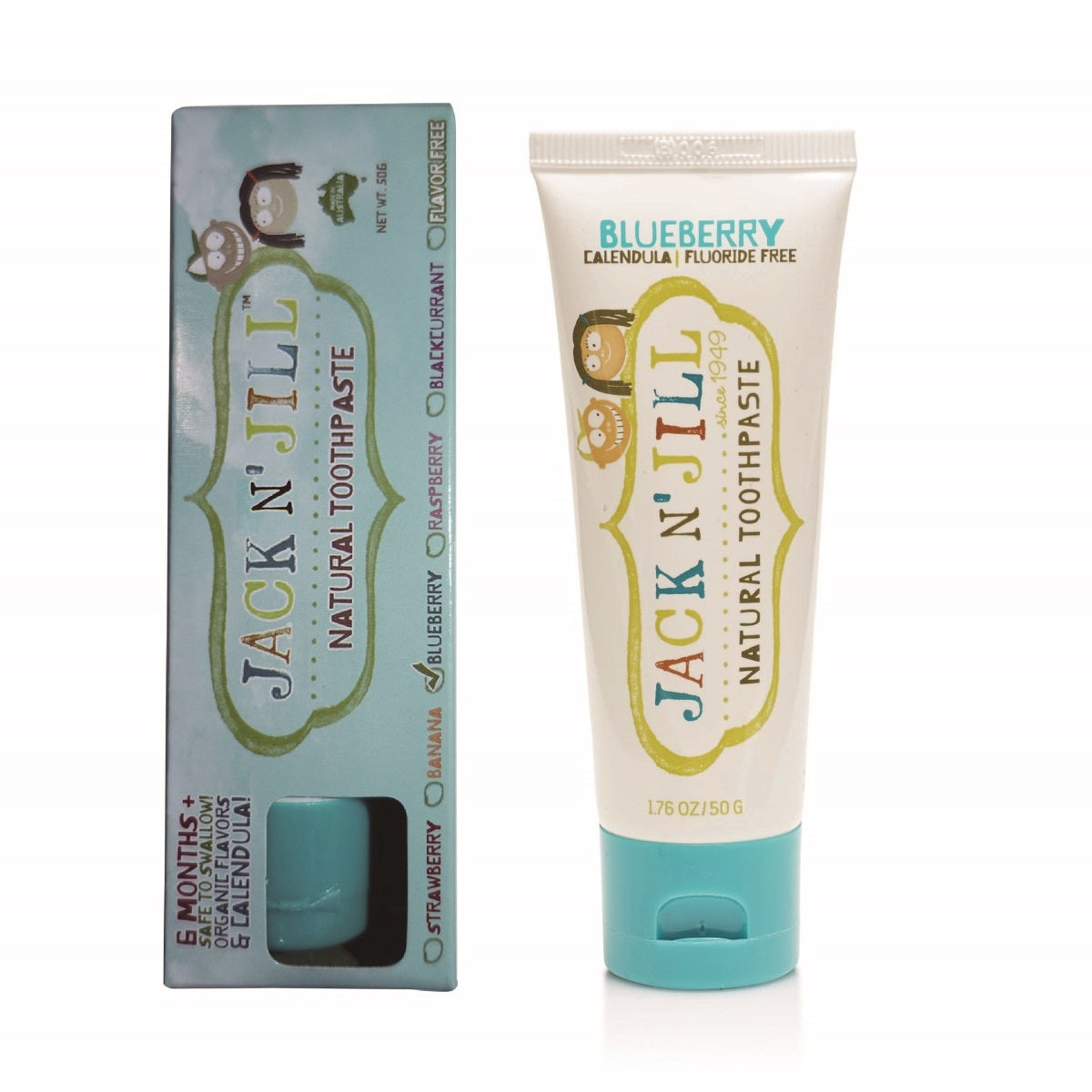 Jack N' Jill Toothpaste (Blueberry) 50g