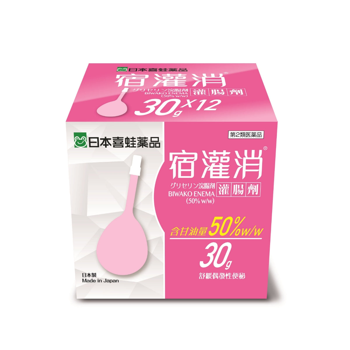 KAERU Biwako Enema (50%w/w) 12pcs