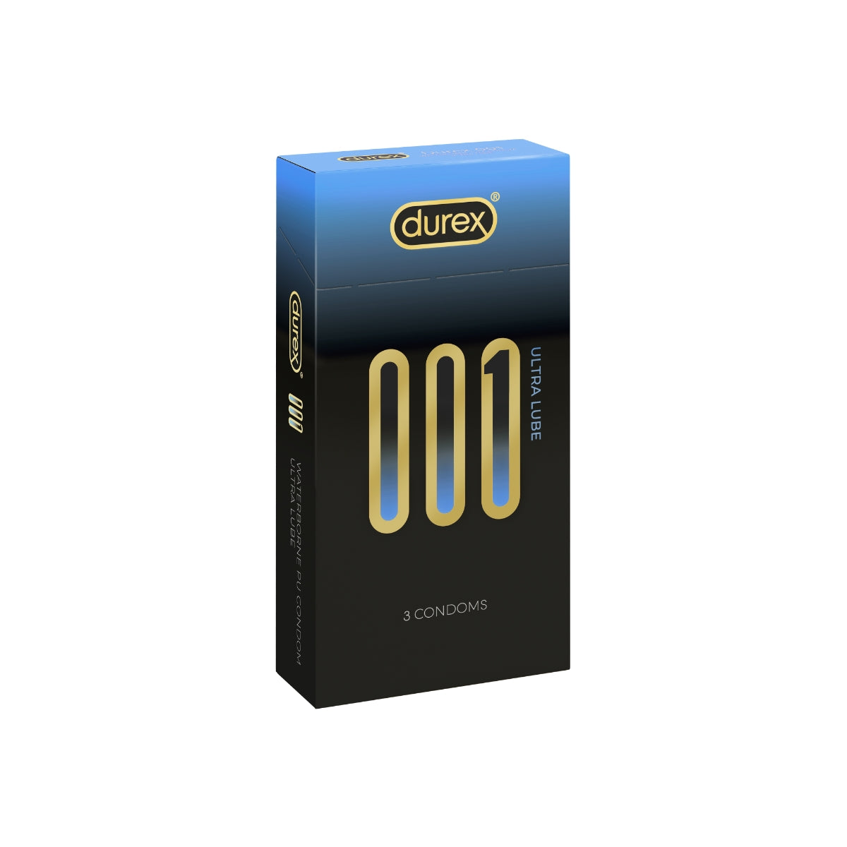 Durex 001 Ultra Lube Condoms 3pcs