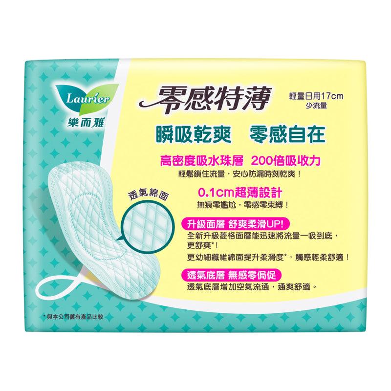 Laurier Super Slim Guard Day 17cm 20pcs