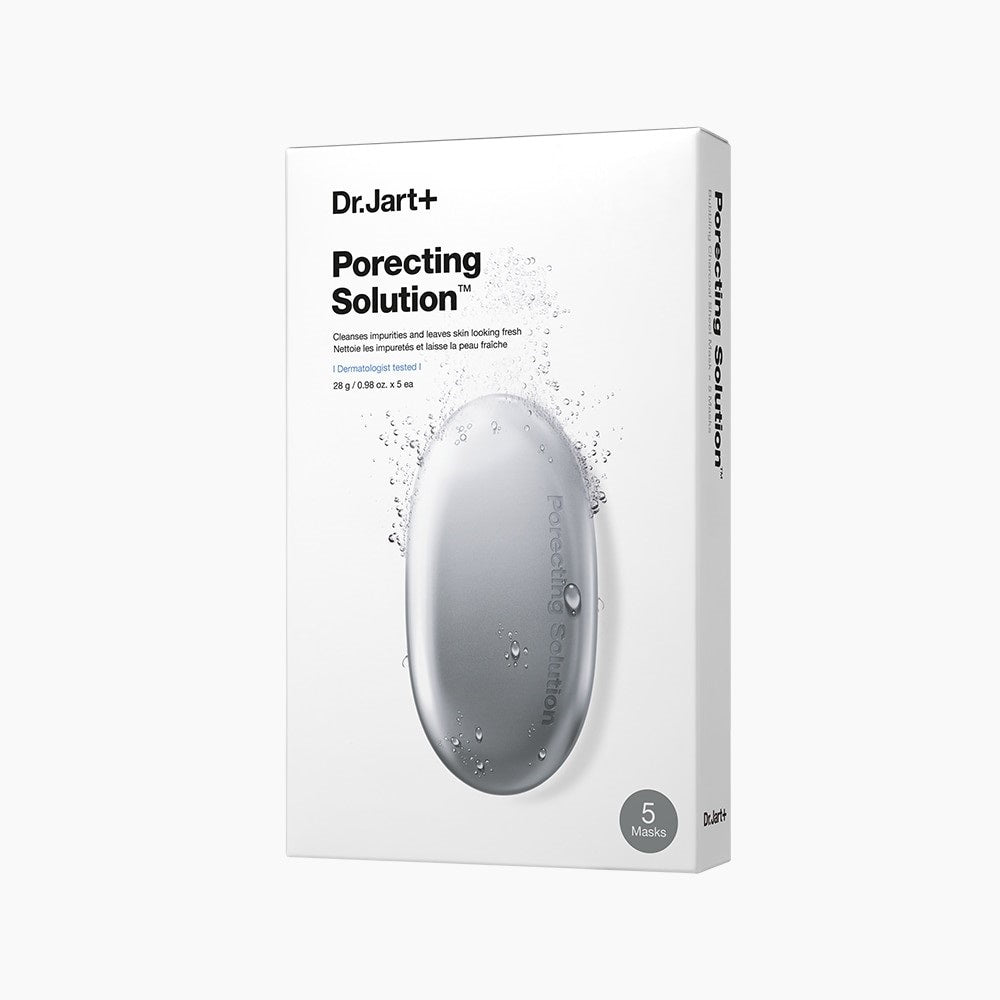 Dr.Jart+ 專業木炭淨化毛孔泡泡黑面膜 5片裝
