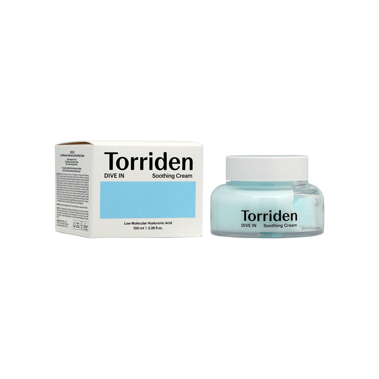 Torriden Dive In Low Molecular Hyaluronic Acid Soothing Cream 100ml