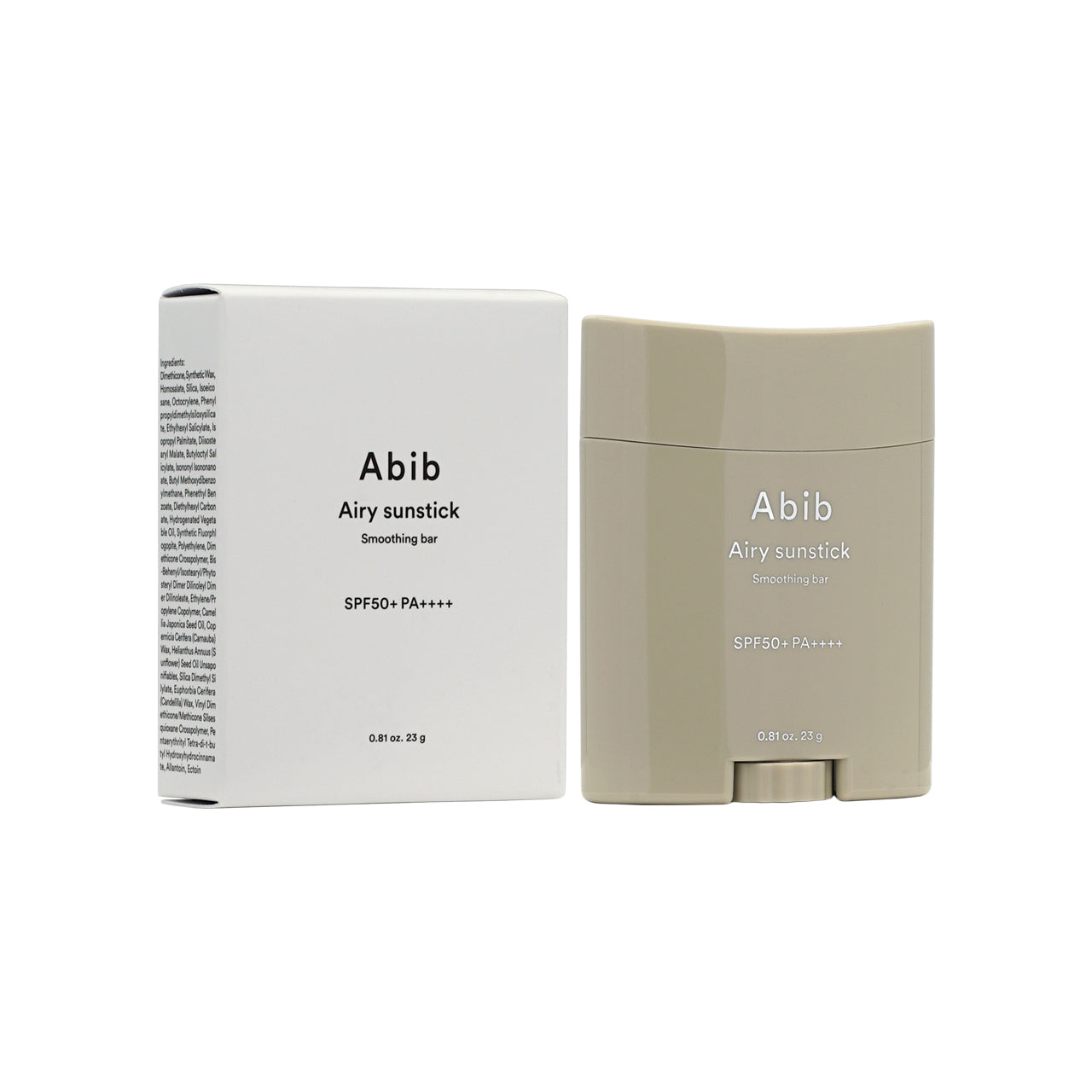 Abib SPF50+PA++++ Airy sunstick Smoothing bar 23g
