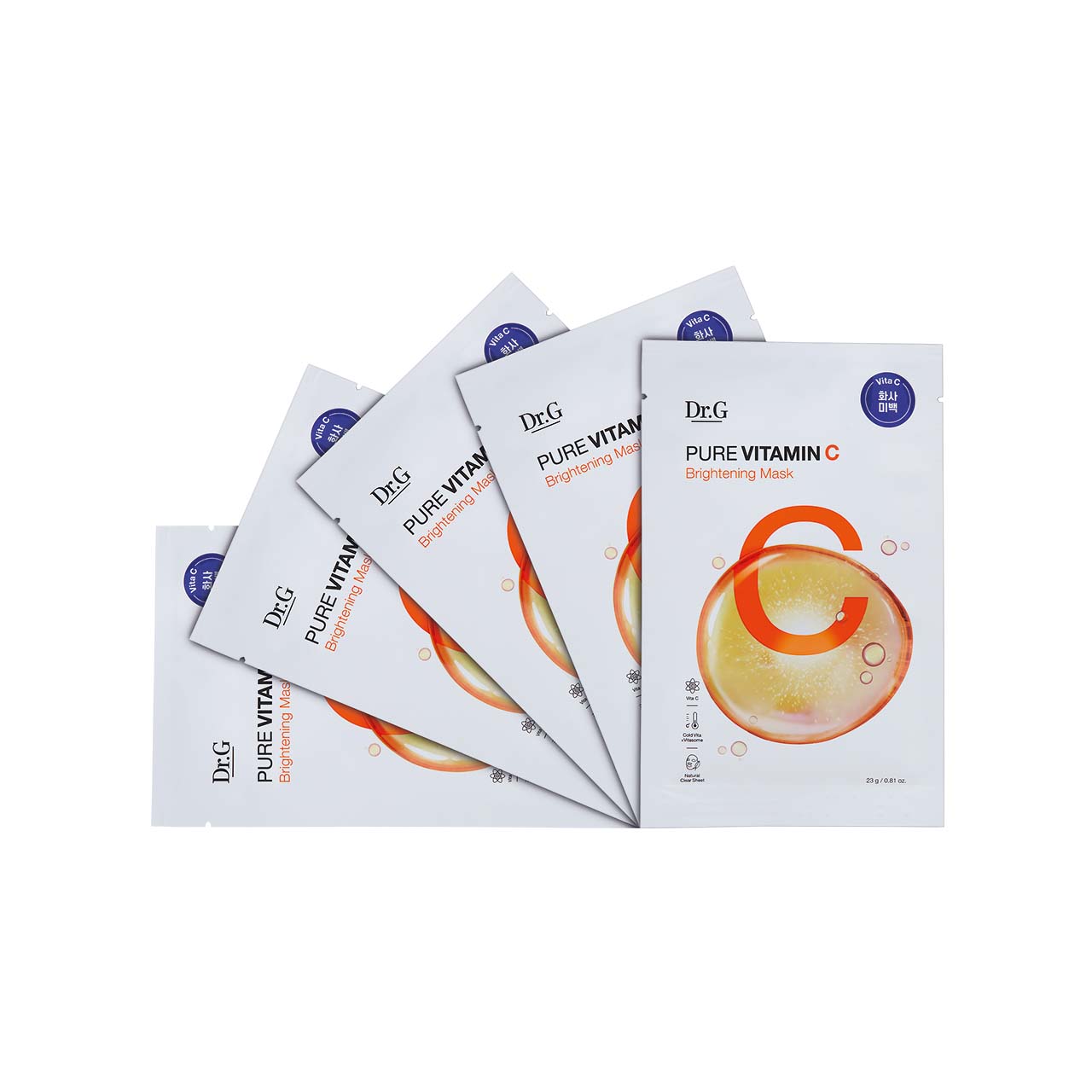 Dr.G Pure Vitamin C Brightening Mask 23g x 5pcs