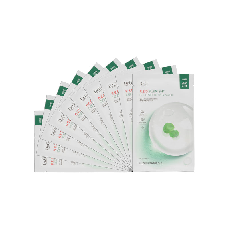 Dr.G R.E.D Blemish Deep Soothing Mask 10pcs