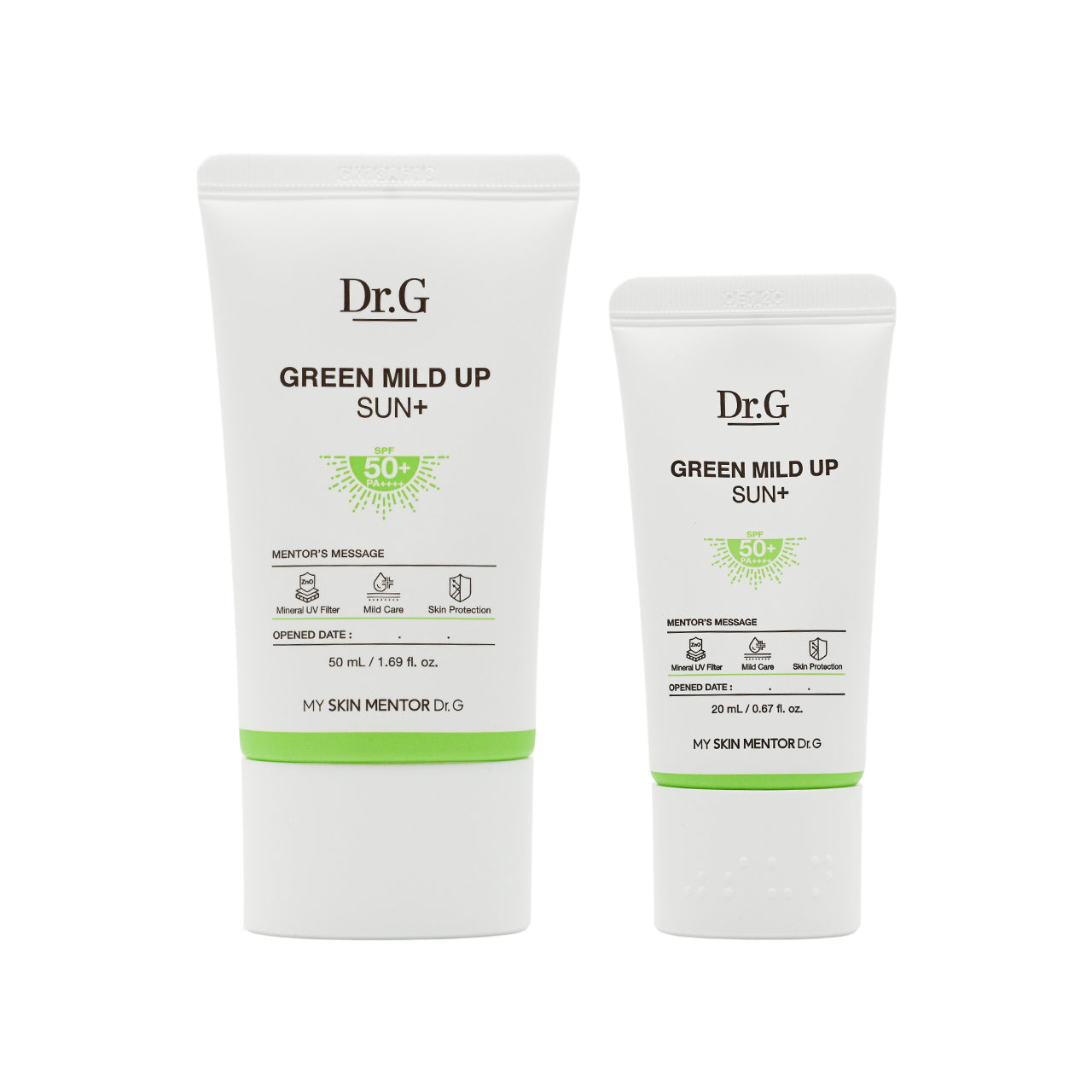 Dr.G SPF50+PA++++ Green Mild Up Sun+ Set 2pcs