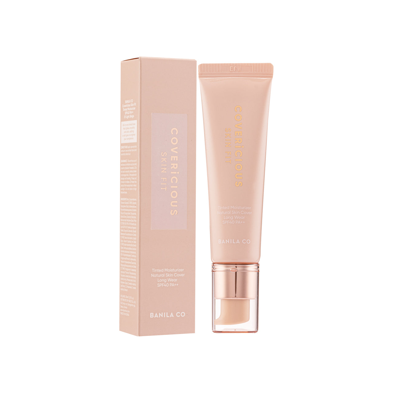 Banila Co Covericious Skin Fit Tinted Moisturizer SPF40 PA++30ml