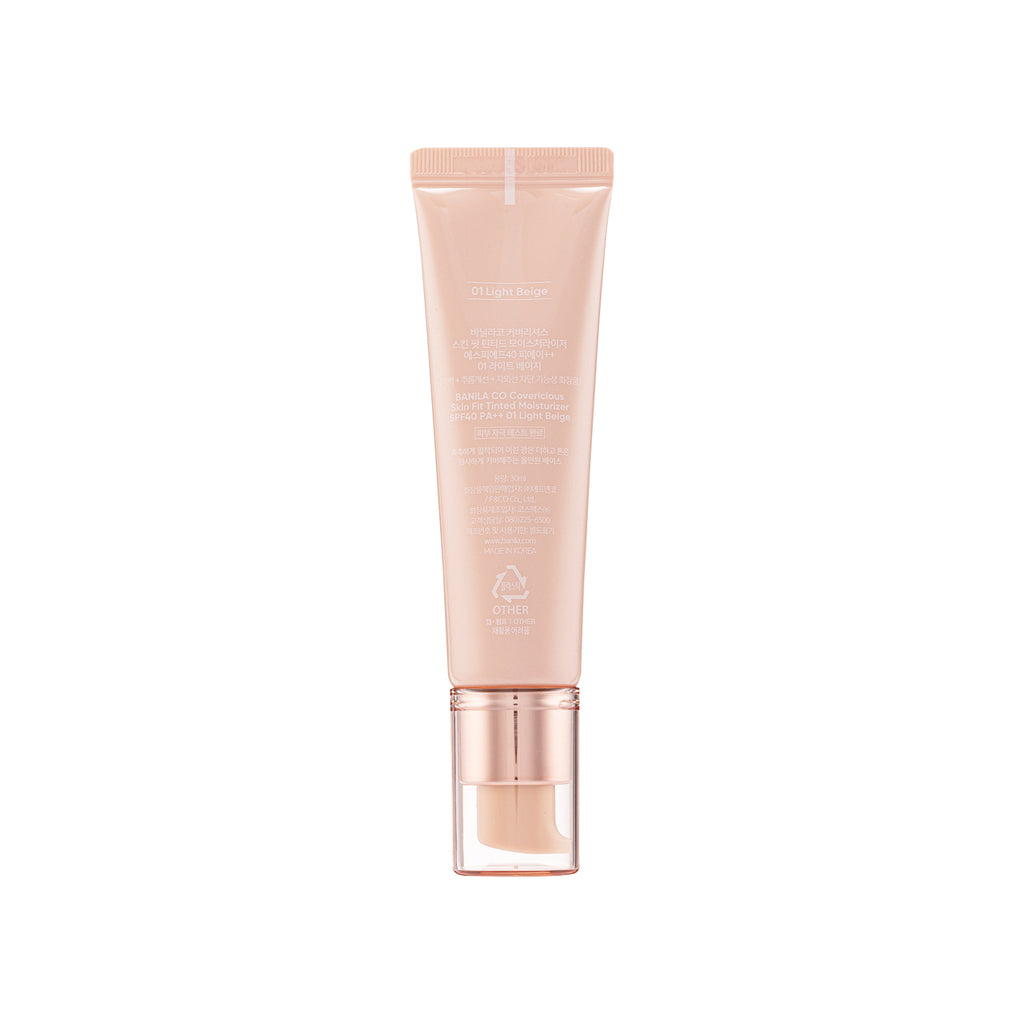 Banila Co Covericious Skin Fit Tinted Moisturizer SPF40 PA++30ml
