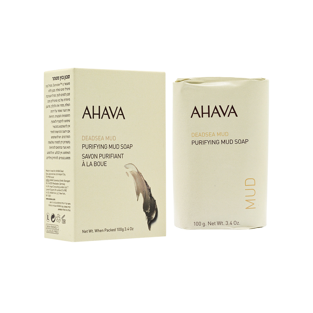 AHAVA Purifying Dead Sea Mud Soap 100g