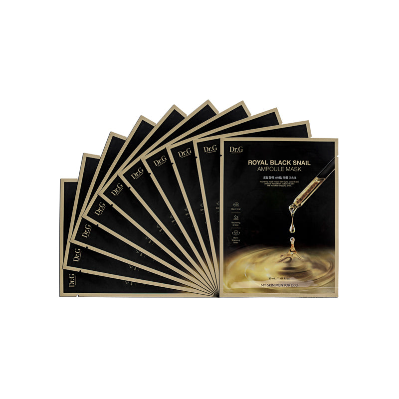 Dr.G Royal Black Snail Mask 10pcs