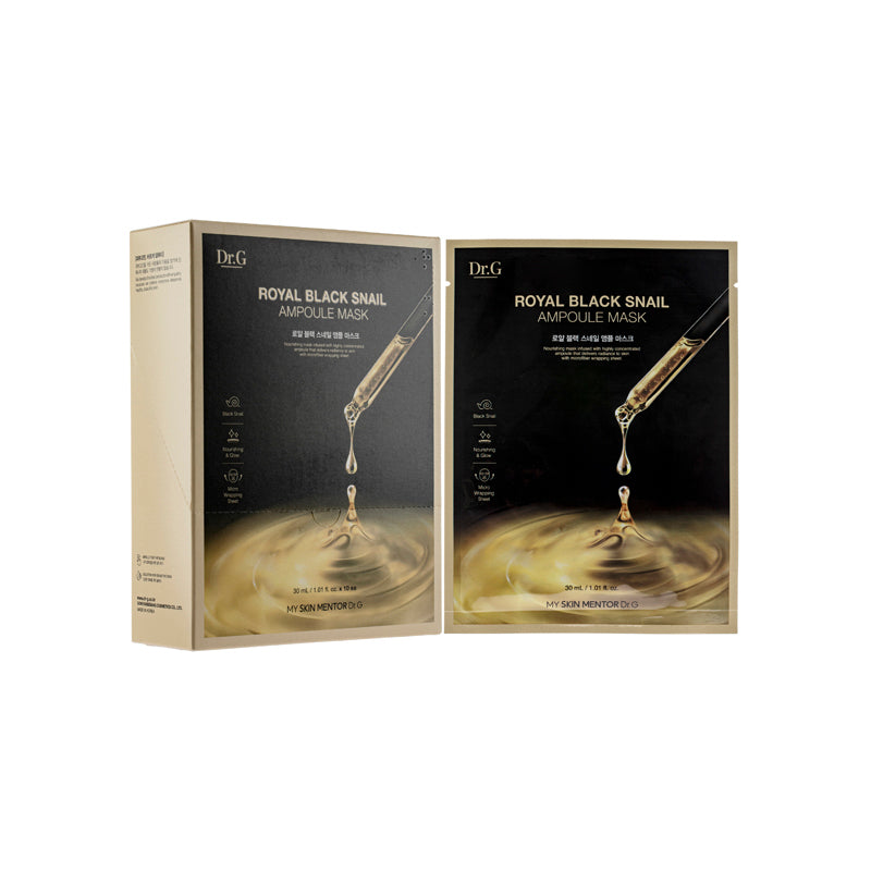 Dr.G Royal Black Snail Mask 10pcs
