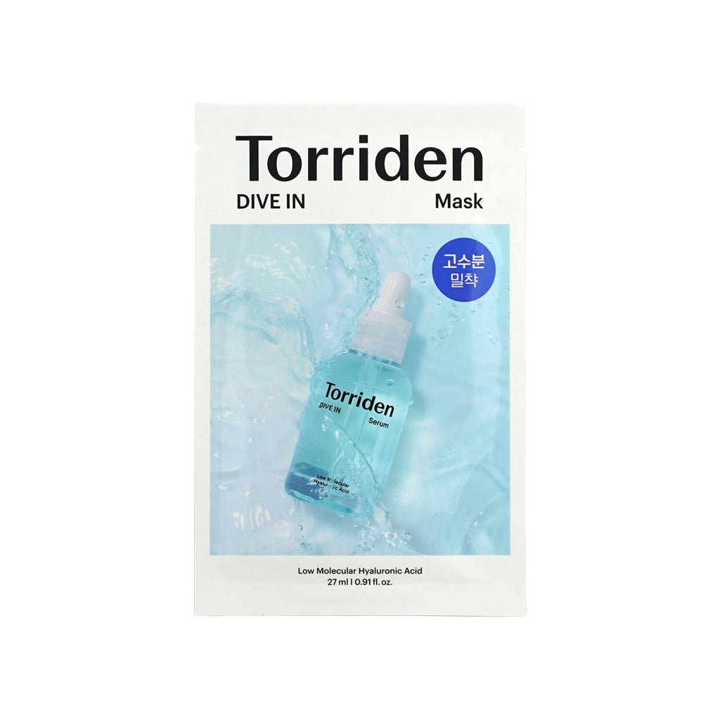 Torriden Dive In Low Molecular Hyaluronic Acid Mask 10pcs