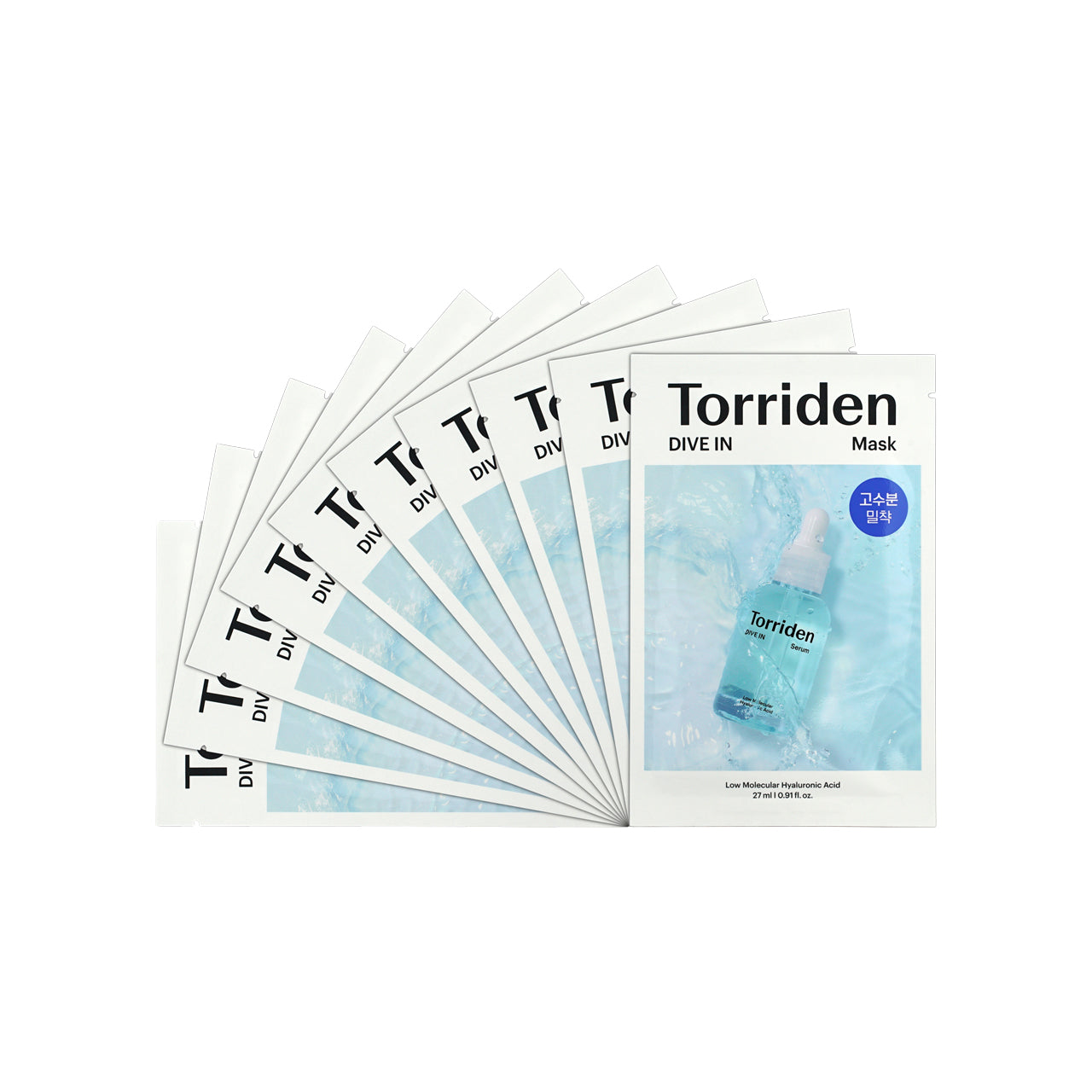 Torriden Dive In Low Molecular Hyaluronic Acid Mask 10pcs