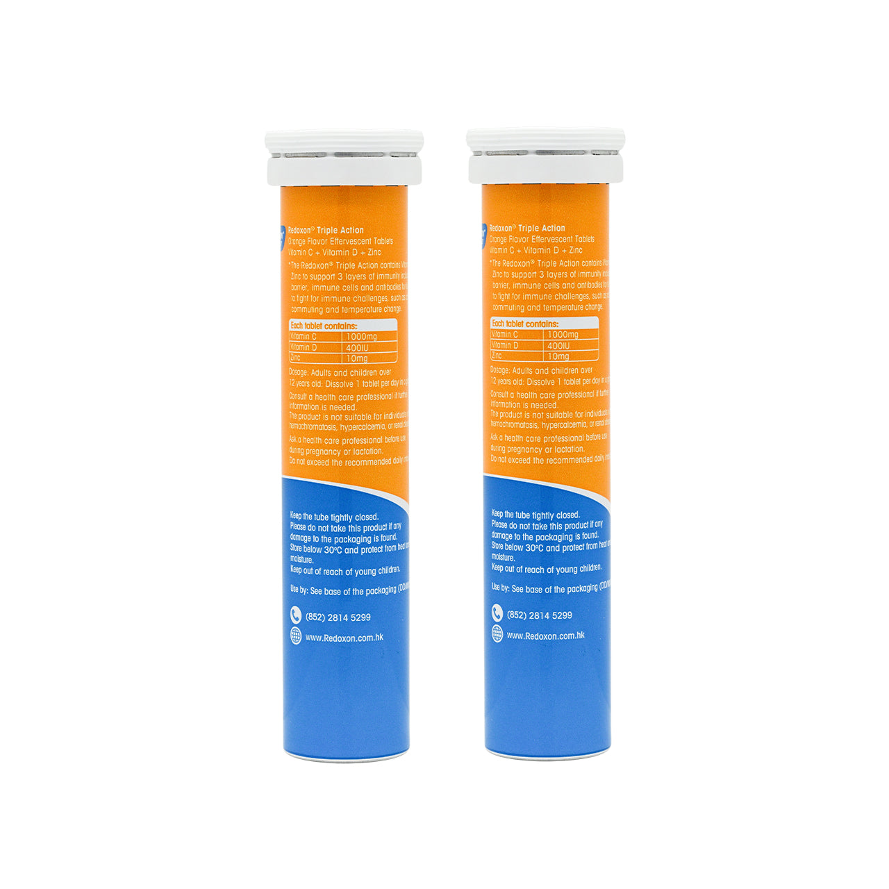 Redoxon Triple Action Effervescent Orange 30pcs