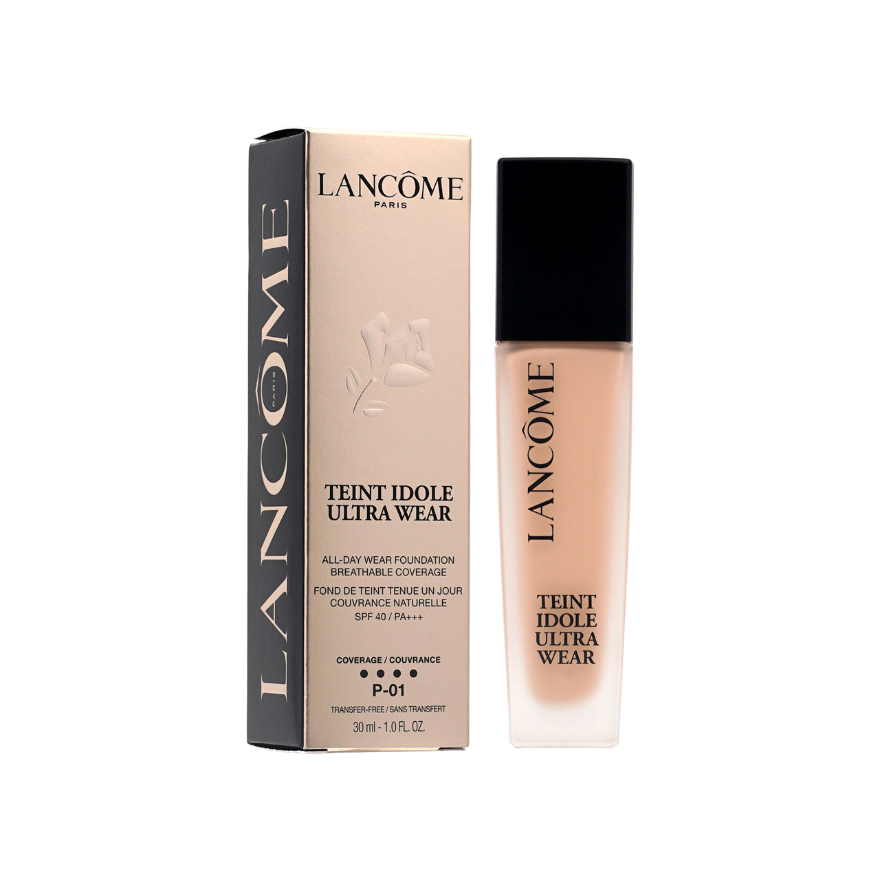 Lancome SPF40/PA+++ Teint Idole Ultra Wear Foundation #P-01 30ml