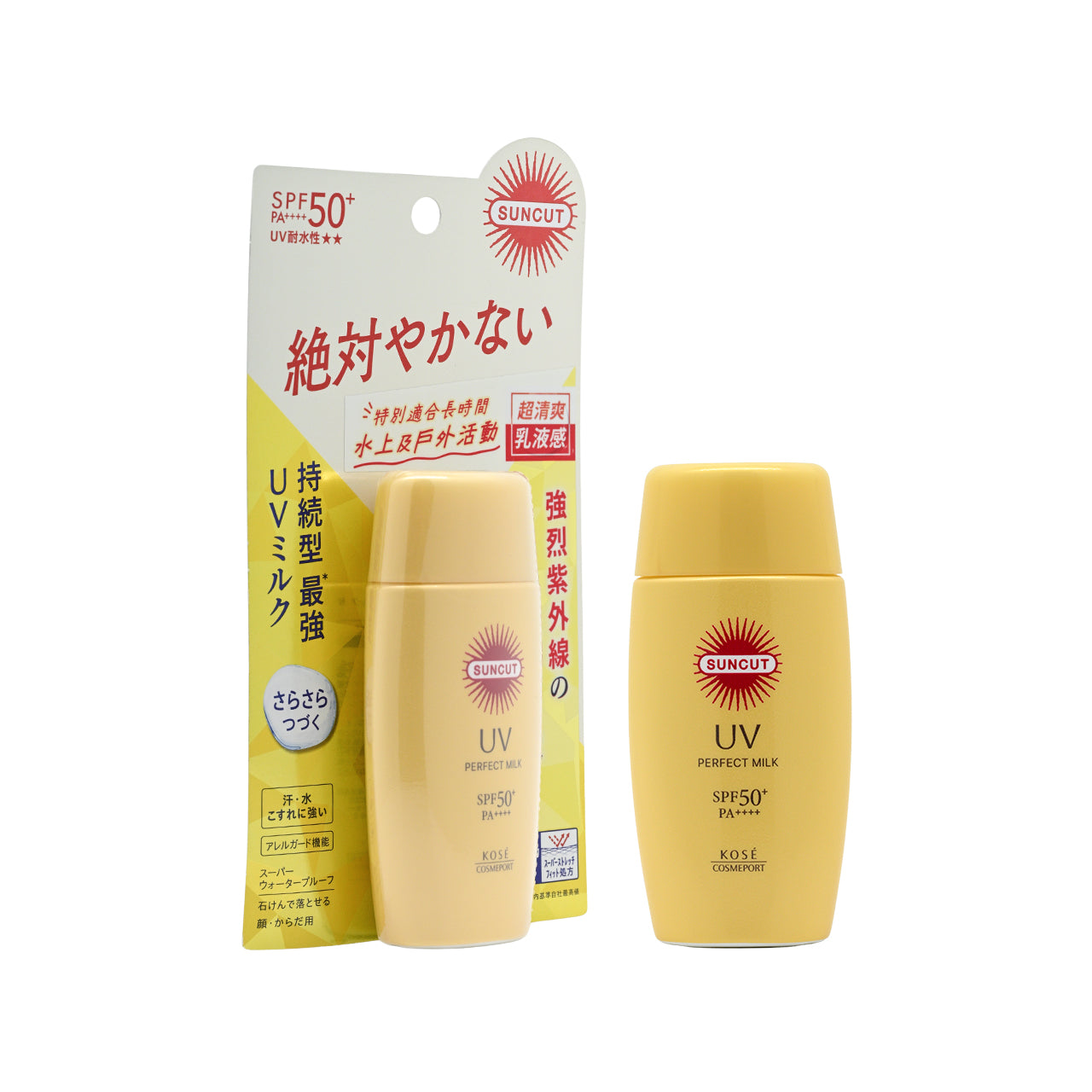 Kose Cosmeport SUNCUT SPF50+PA++++ SUNCUT UV Protect Super Water Proof Milk 50ml