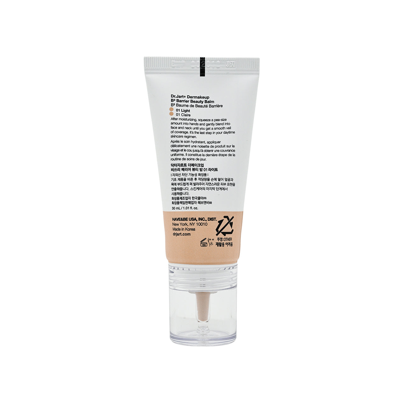 Dr.Jart+ SPF45PA++++ B3 Barrier Beauty Balm #01 Light 30ml