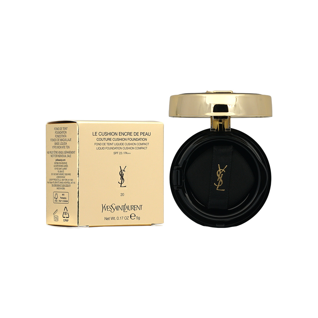 Yves Saint Laurent Le Cushion Encre De Peau SPF23PA++ #20 5g