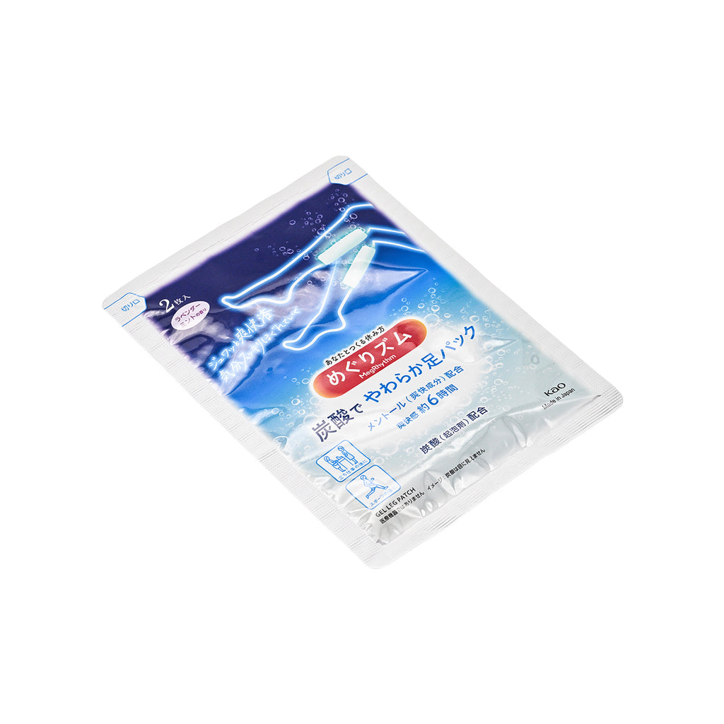 MegRhythm Carbonated Gel Cool Leg Patch 6pcs