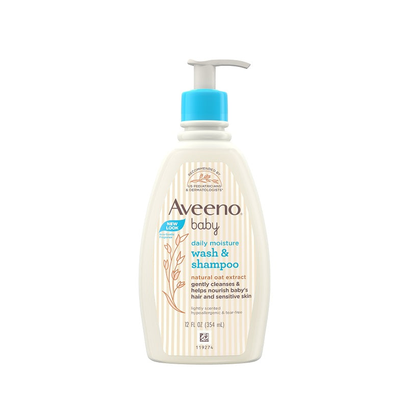 Aveeno Baby Wash & Shampoo 354ml
