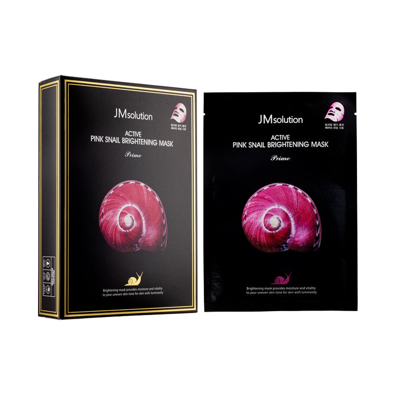 JMsolution Active Pink Snajl Brightening Mask Prime 10pcs