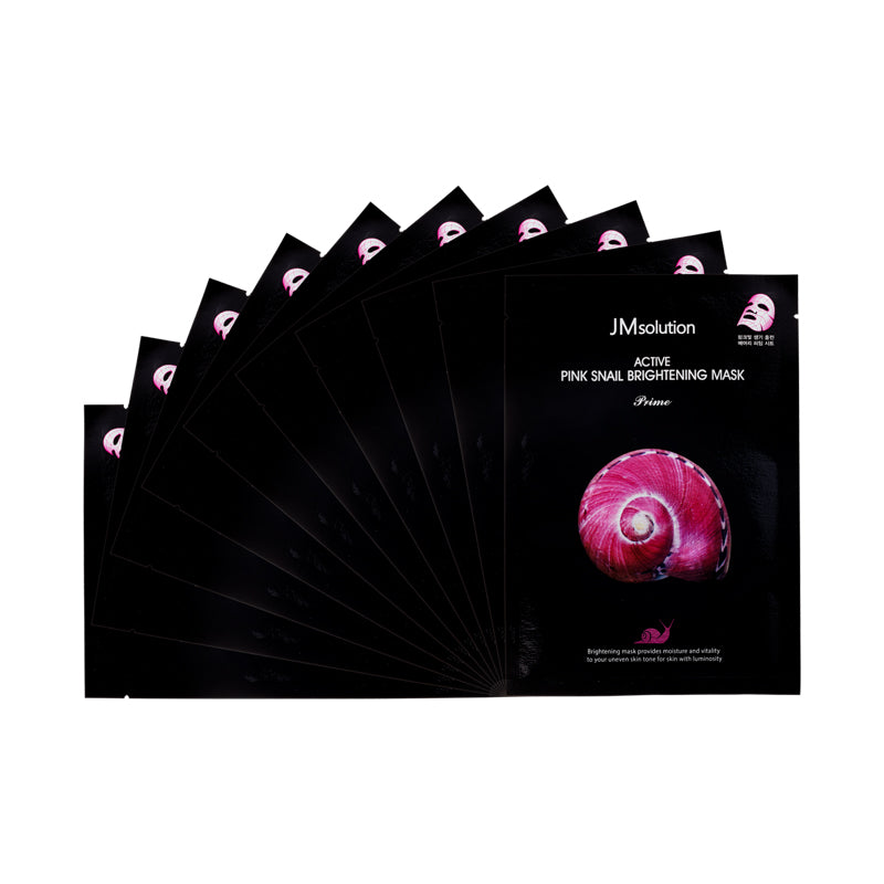 JMsolution Active Pink Snajl Brightening Mask Prime 10pcs