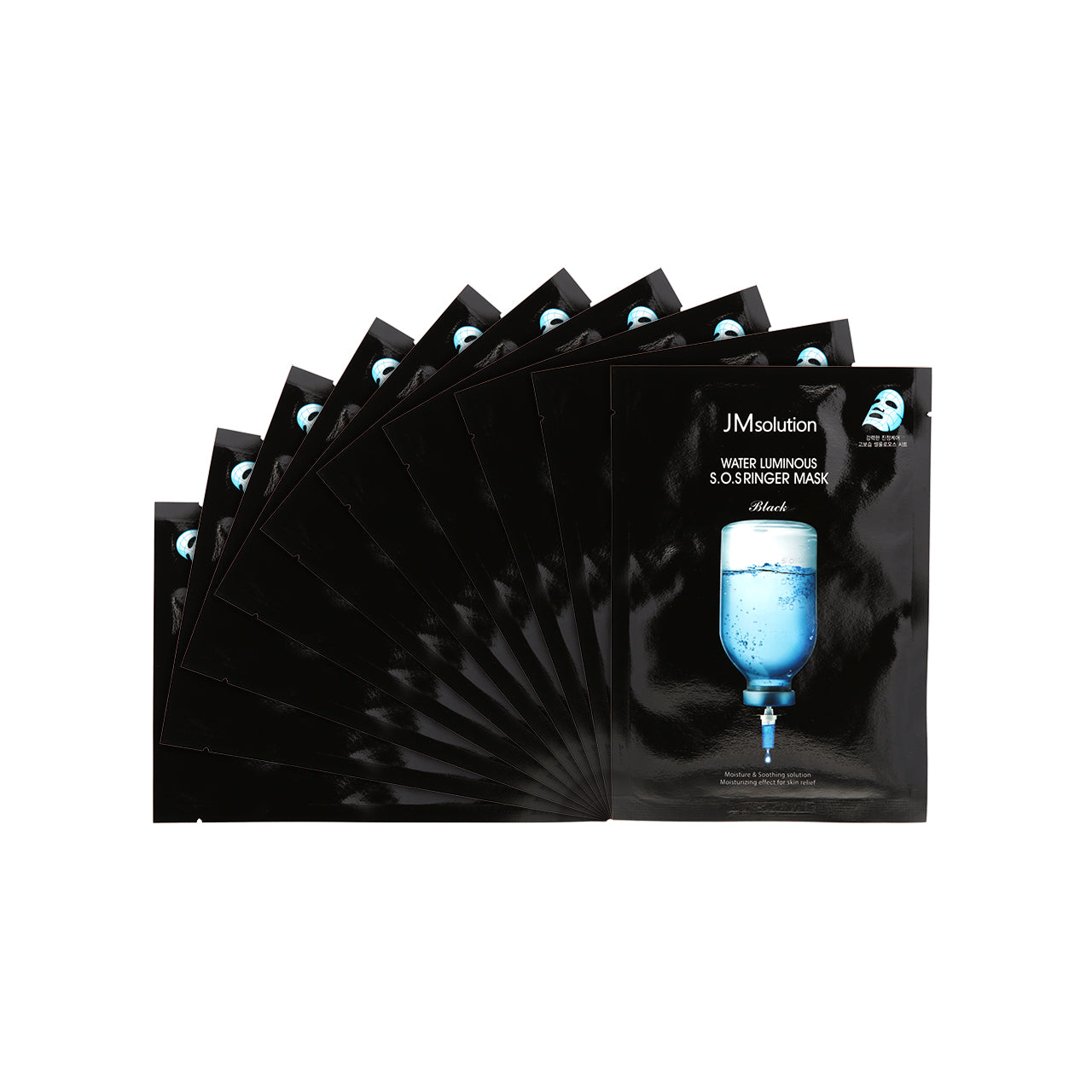 JM solution (肌司研)水滋養急救針劑面膜黑臻版 10片裝