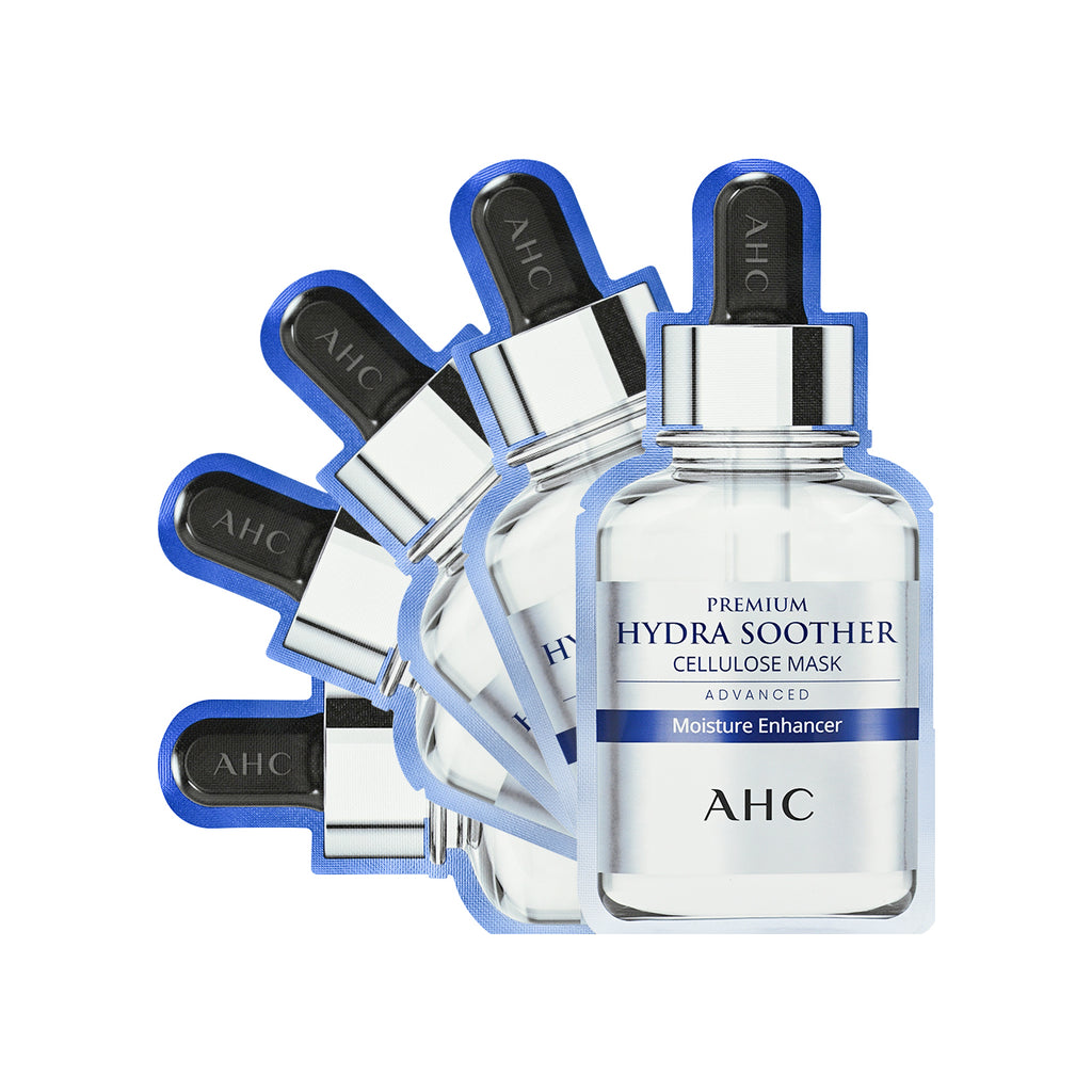 A.H.C Premium Hydra Soother Cellulose Mask 5pcs