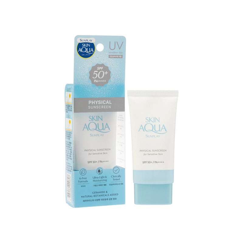 Mentholatum Skin Aqua Physical Sunscreen for Sensitive Skin SPF50+ PA++++ 50ml