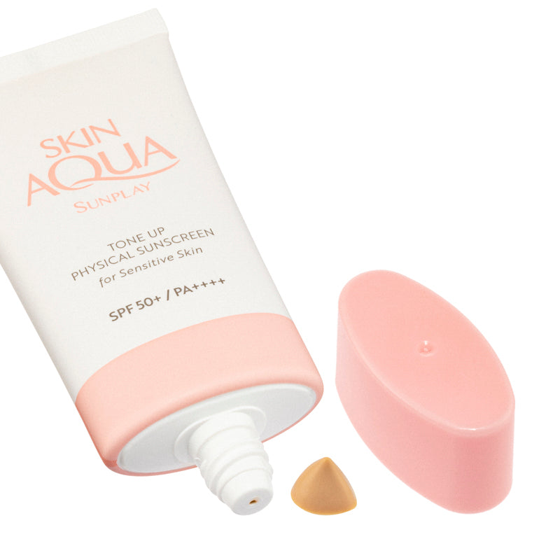 Mentholatum Skin Aqua Tone Up Physical Sunscreen for Sensitive Skin SPF50+ PA++++ 50ml