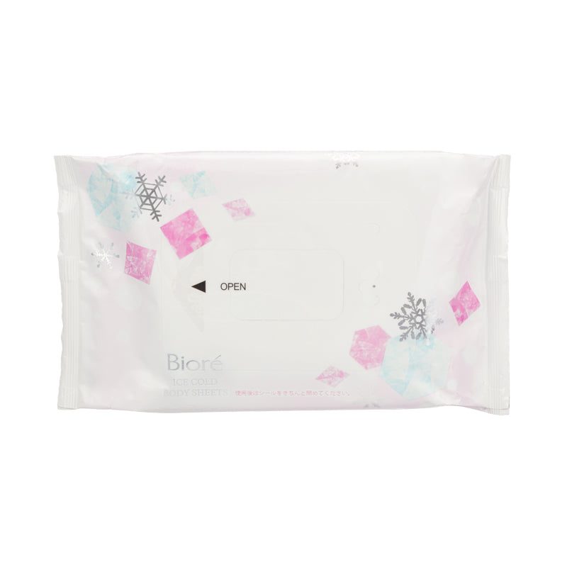 Biore Ice Cold Body Sheet, Floral 20piece