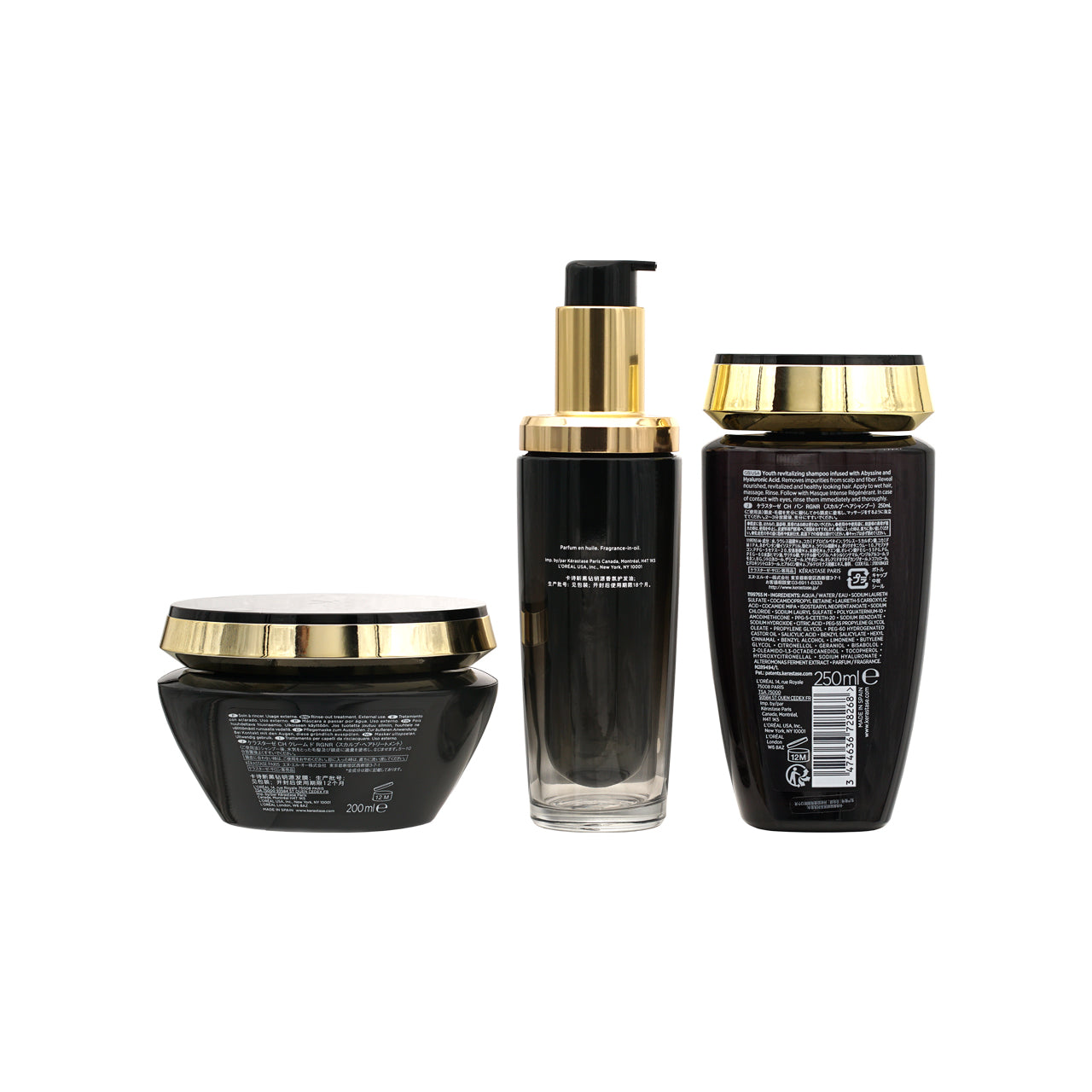 Kerastase Chronologiste 3 Step Revitalizing Routine For Hair & Scalp Set 3pcs