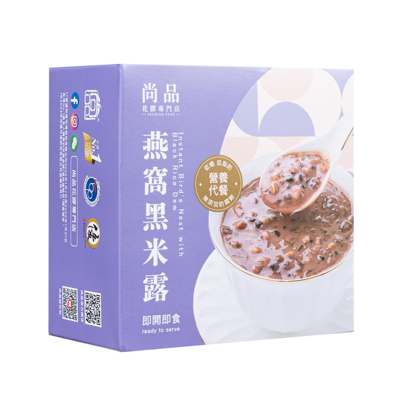 Premier Food Oatmeal Bird's Nest Black Rice Dew 252G