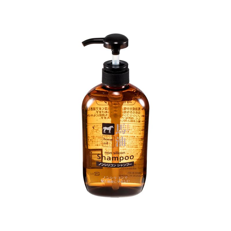 Kumano Horse Oil Silicone Free Shampoo 600ml
