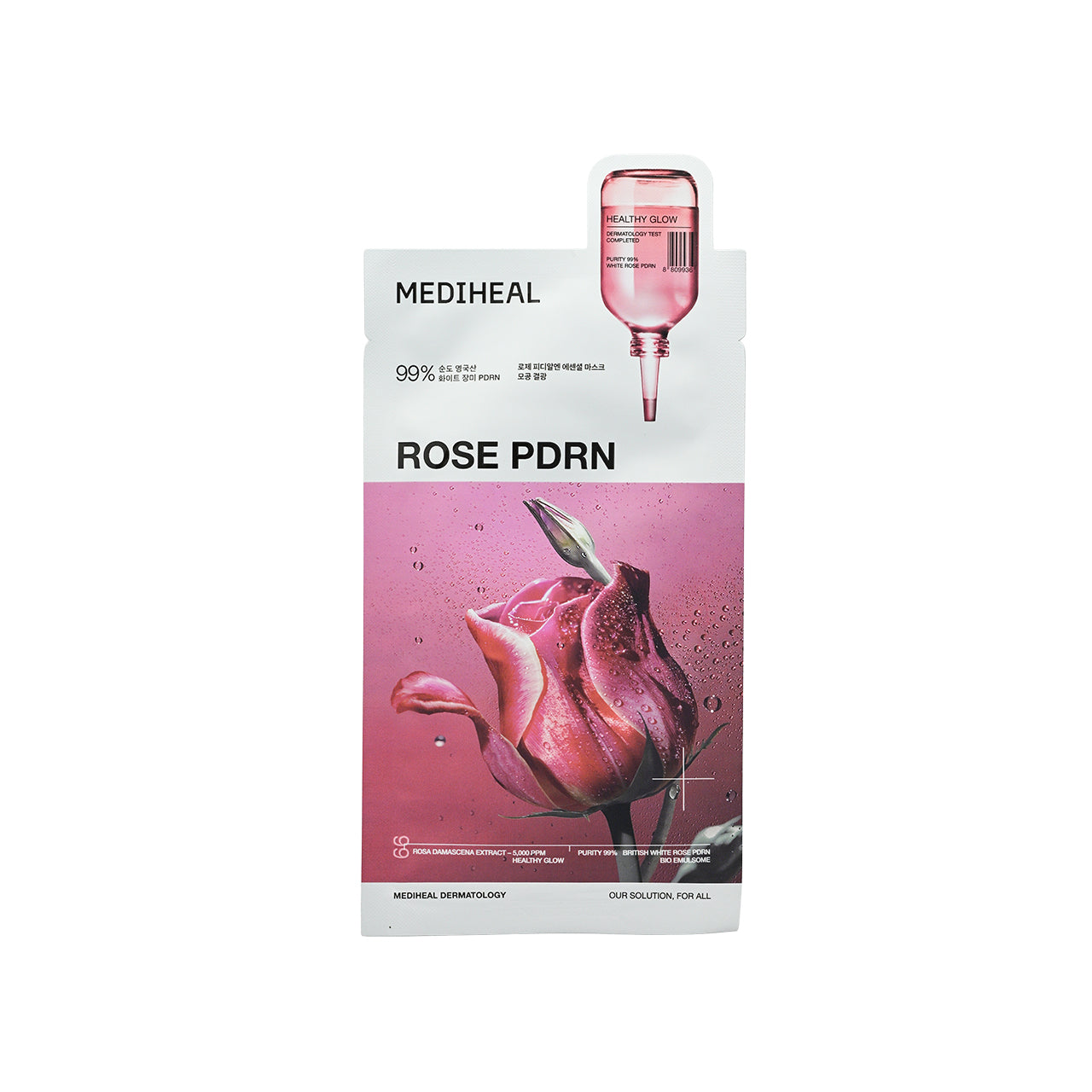 Mediheal Rose PDRN Healthy Glow Essential Mask 10pcs