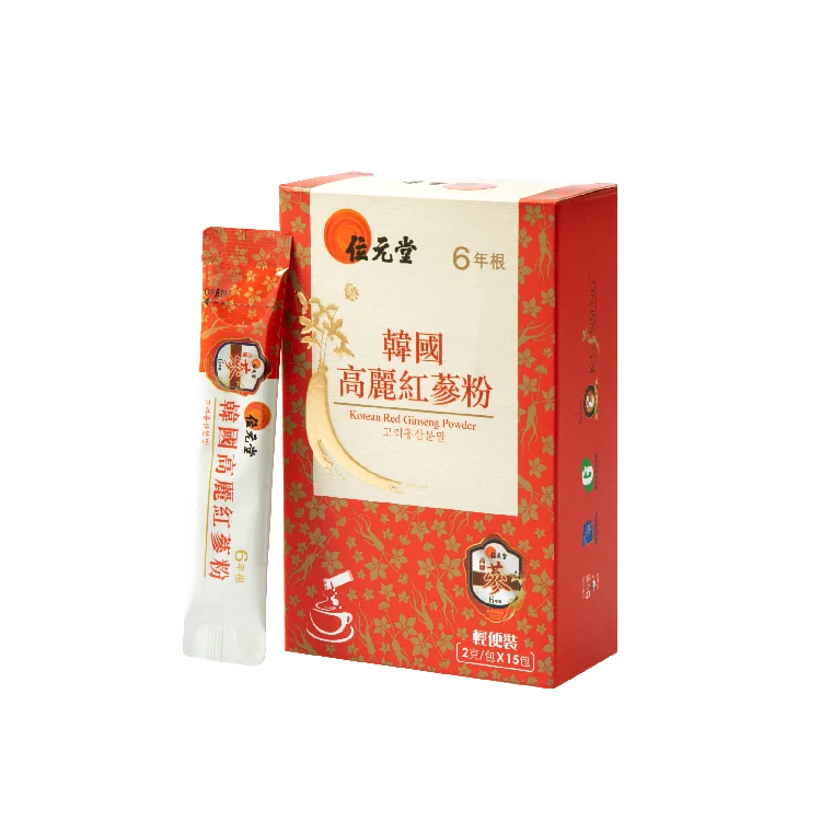 Wai Yuen Tong Korean Red Ginseng Powder (2g x 15 sachets)