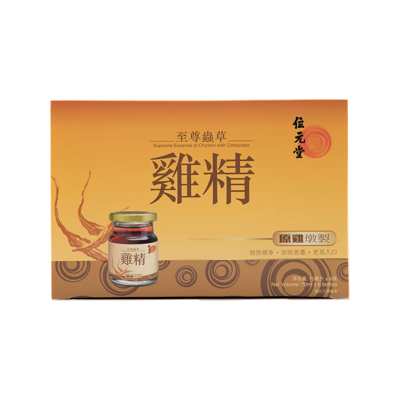 Wai Yuen Tong Surpreme Essence of Chicken with Cordyceps 6 bottles
