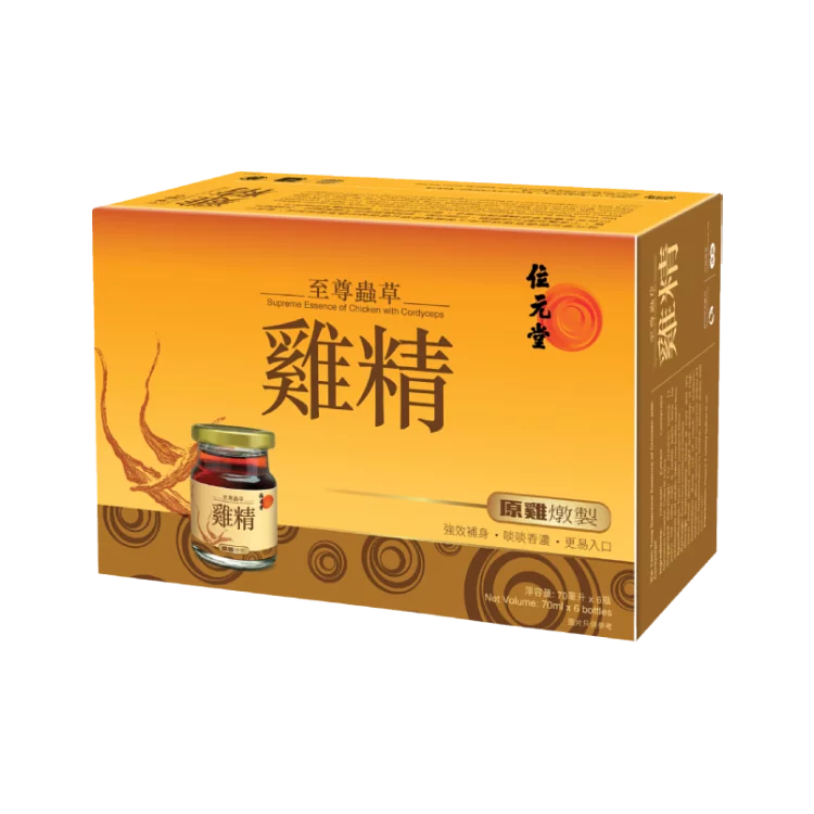 Wai Yuen Tong Surpreme Essence of Chicken with Cordyceps 6 bottles