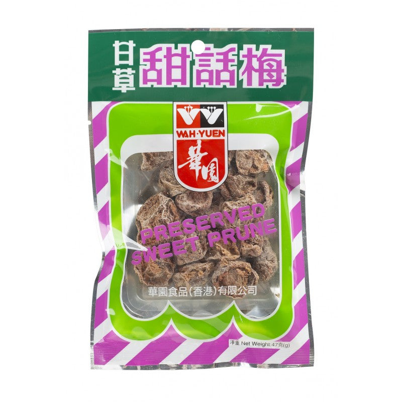 WAH YUEN PRESERVED SWEET PRUNE 47G