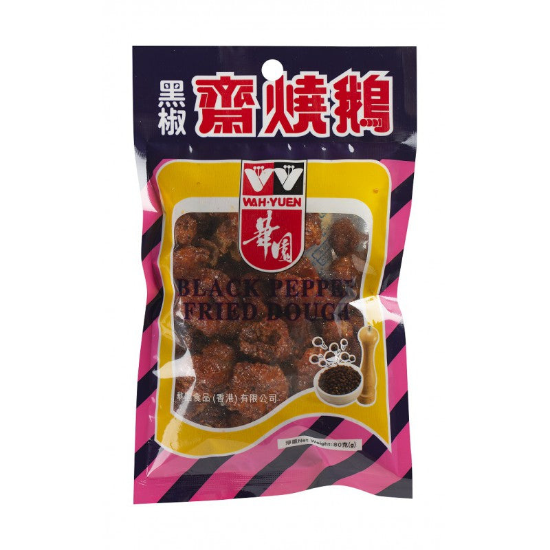 WAH YUEN Black Pepper Fried Dough - 80g