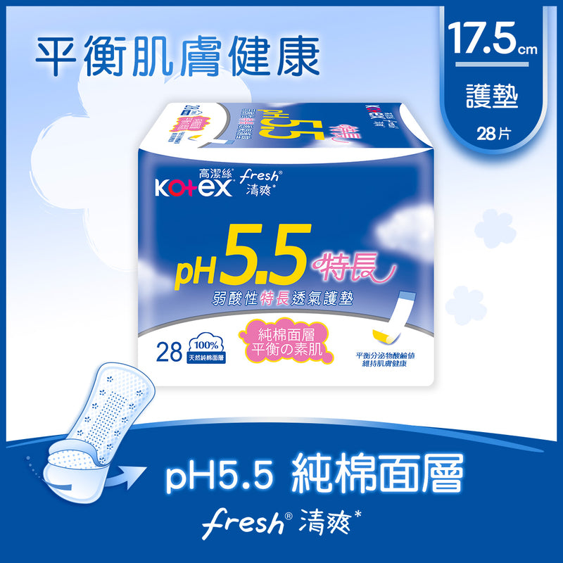Kotex pH5.5 Panty Liner Long 28pcs