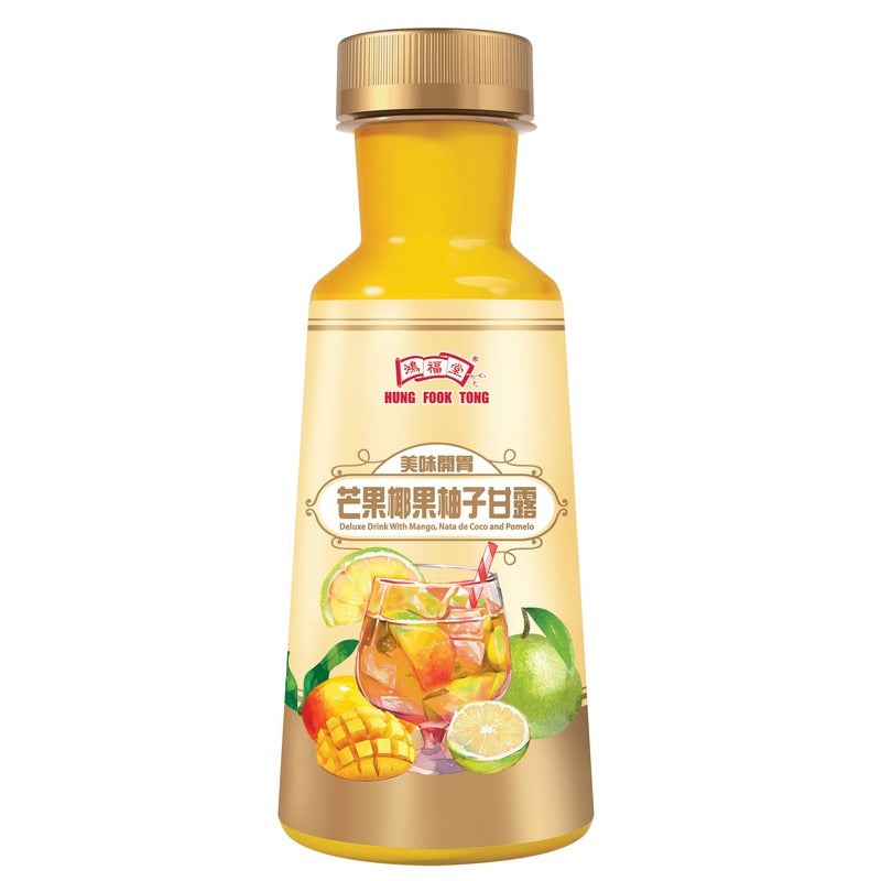 HUNG FOOK TONG Deluxe Drink With Mango, Nata De Coco And Pomelo 310G
