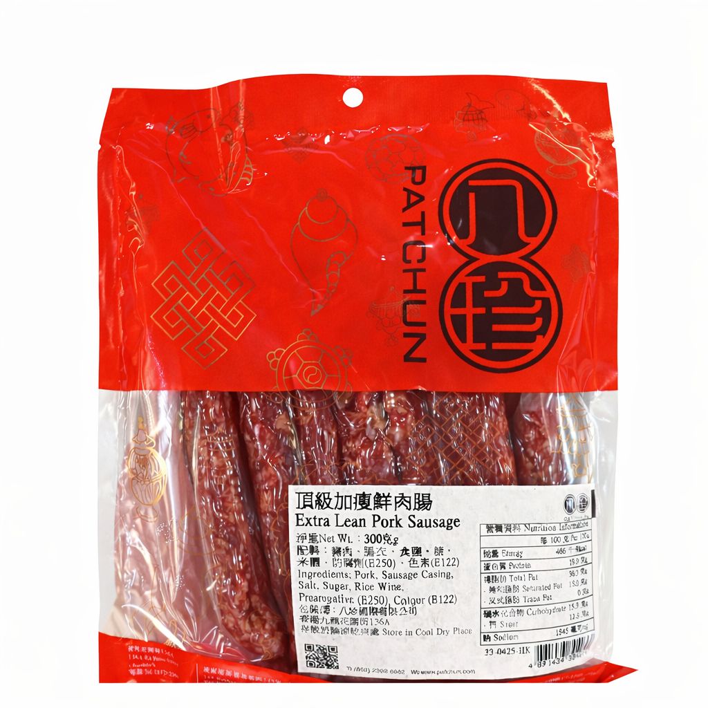 Pat Chun Preserved Extra Lean Pork Sausage 300G