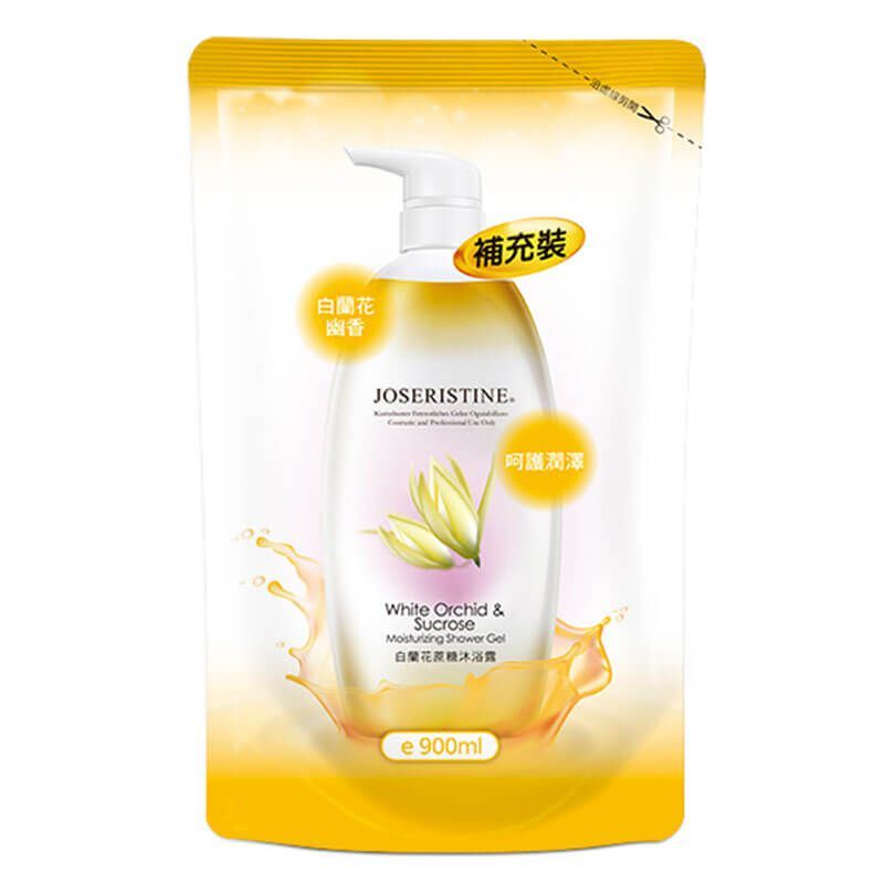 Choi Fung White Orchid & Sucrose Moisturizing Shower Gel (Refill) 900ml