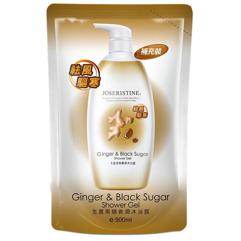 彩豐行生薑黑糖養潤沐浴露 (環保裝) 900ml